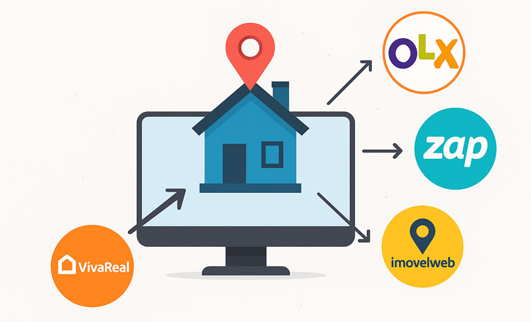 software imobiliário com portais integrados